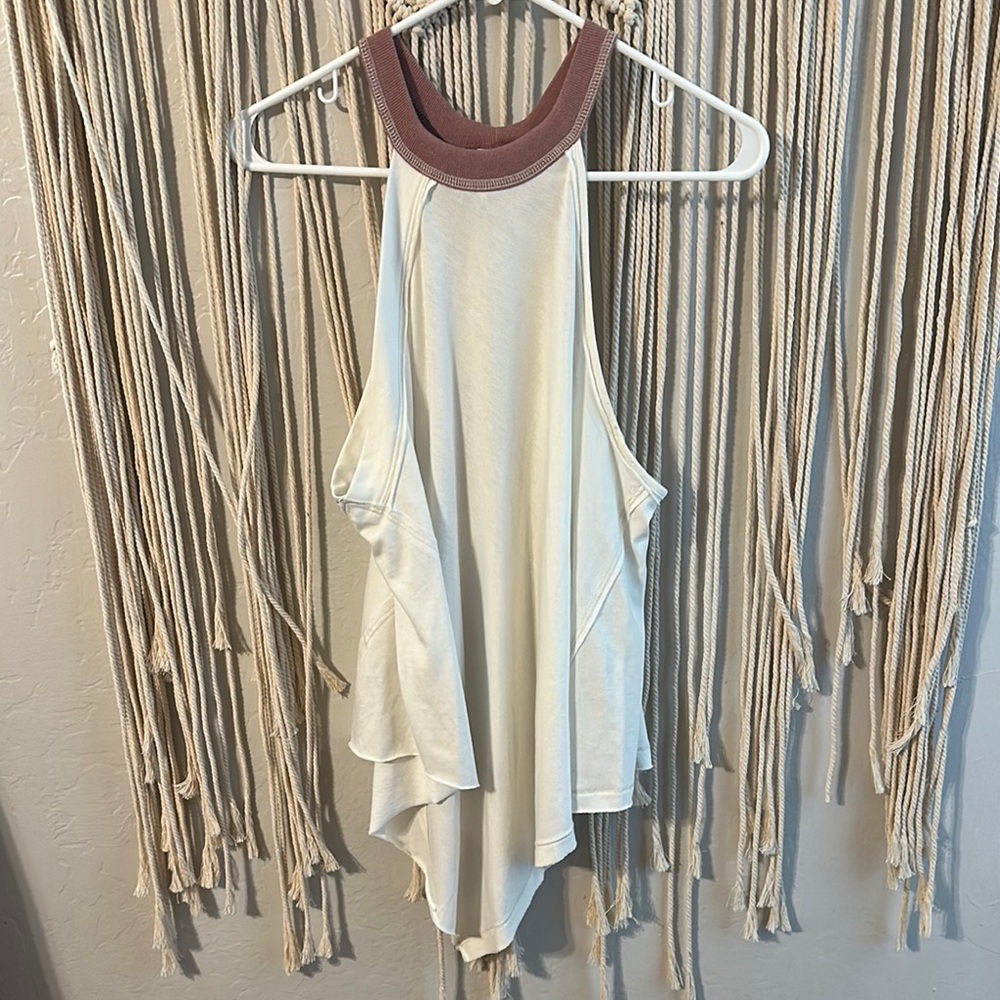 We the Free Ivory twin peaks tank top